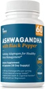 Dr. Tobias Ashwagandha Capsules, 1300mg Organic Ashwagandha Root Extract Per Serving with Black Pepper, Calming Adaptogen, Energy & Focus Supplement, 60 Vegetarian Capsules 2