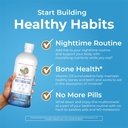 MaryRuth's Liquid Nighttime Multimineral (Coconut, 32oz) & Women's Multivitamin + Hair Growth Liposomal (Peach) | Clean Label Project Verified® | Vegan | Beauty, Bedtime Routine, & Overall Health 3