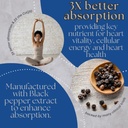 Research Labs Advanced Absorption 200mg CoQ10 w/Black Pepper Extract. 90 Softgels. Organic, Gluten Free, Heart Health Support, Energy Production, Antioxidant Supplement 4