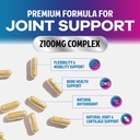 Glucosamine Chondroitin 2100mg - 3X Strength Joint Support Supplement with MSM, Glucosamine Sulfate, Turmeric, Boswellia, Quercetin for Cartilage, Flexibility & Mobility, Bottled in USA, 180 Capsules 6