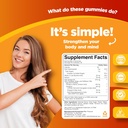 DHA Omega 3 Gummies for Adults - Delicious Chia Seed for Brain Omega 3 6 9 Supplement for Inflammation, Energy & Insulin - Vegetarian Essential Fatty Acid Supplements for Immune Support - 60 Chews 4