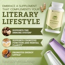 Mushroom Almaneac Nootropics Brain Support Supplement, Boosts Energy, Focus, Immune Support - with Lions Mane, Cordyceps, Turkey Tail, Shiitake Mushrooms - 60 Capsules 5