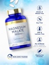 Carlyle Magnesium Malate | 1800mg | 420 Coated Caplets | Vegetarian, Non-GMO, Gluten Free Supplement 6