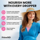 Liquid Collagen Peptides for Women - Serum Complex with Biotin Vitamin, Hydrolyzed Keratin Protein and Saw Palmetto - Comprehensive Formula for Hair, Skin, and Nails Wellness - 2fl oz (Pack of 1) 5