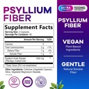 Psyllium Husk Fiber Supplement 1500mg - Vegan Prebiotic, Soluble Fiber for Daily Digestive Health & Regularity Support, Natural Psyllium Powder Caps, Sugar-Free, Non-GMO & Gluten-Free - 120 Capsules 3