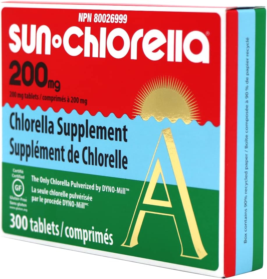 Sun Chlorella Eleuthero Nutritional Tablets, 200 mg, 300 Count 3