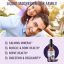 (2 Pack) Magnesium Glycinate Liquid Drops 500mg, with Vitamin B6, Ashwagandha, L - Theanine, Chamomile, Magnesium Glycinate Supplement High Absorption for Sleep, Stress, Energy Mood - Grape Flavor 3