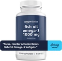 Basics - Omega 3 Fish Oil, 1000 mg, 90 Softgels (1 per serving), Gluten Free 6