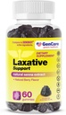 GenCare - Laxative Support Gummies with Natural Senna Extract (60 Gummies) - Gentle Overnight Relief of Occasional Constipation for Adults and Children 6 and Older - Non GMO Vegetable Laxative 2