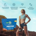 Organic Plant Based Protein Powder | Vegan Organic Protein Powder Chocolate Flavored with BCAA Amino Acids & Hemp Seed Pea Blend | Non-GMO Soy Dairy Filler & Gluten Free (Chocolate, 90 Servings) 5