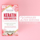 Reserveage Nutrition Keratin Hair Booster with Biotin & Resveratrol, Hair and Nail Growth Supplement, 120 Capsules (60 Servings) & Resveratrol 500 mg, Supports Healthy Aging and Immune System 6
