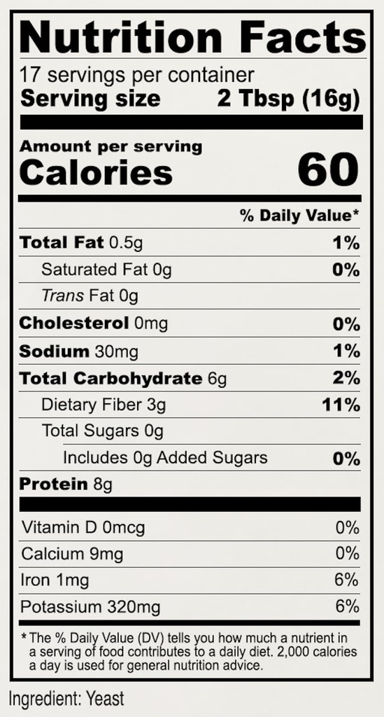 Anthony's Premium Nutritional Yeast Flakes, 10 oz, Non Fortified, Batch Tested Gluten Free, Non GMO 4