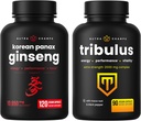 NutraChamps Korean Ginseng Capsules and Tribulus Capsules 2 Pack Bundle 2