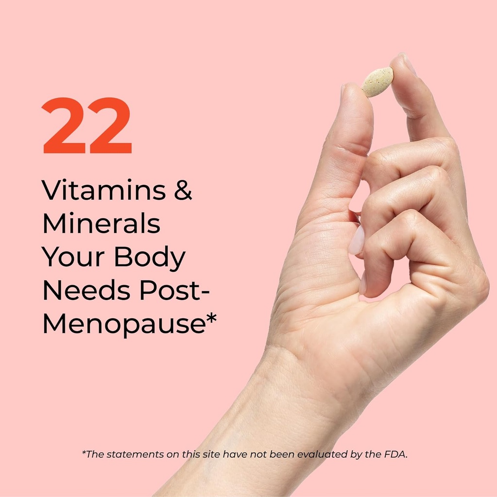 HUM Base Control Multivitamin for Women with Vitamin C, Iron, Biotin, Zinc, B Complex, Daily Women's Multivitamin, 22 Essential Vitamins & Minerals, Support for Pre-Menopause, Gluten Free, 30 Capsules 4