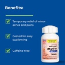 Rite Aid Aspirin Enteric Tablets - 81 mg Aspirin - 500 Count - Low-Dose for Headache Relief - Safety Coated - Aspirin Regimen - Migraine Medicine - Pain Relief 5