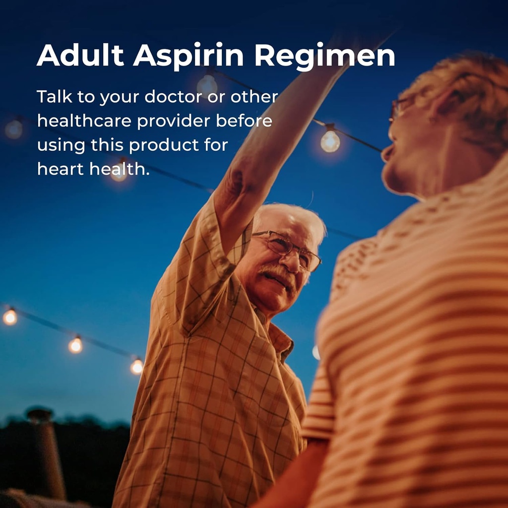 Rite Aid Aspirin Enteric Tablets - 81 mg Aspirin - 500 Count - Low-Dose for Headache Relief - Safety Coated - Aspirin Regimen - Migraine Medicine - Pain Relief 6