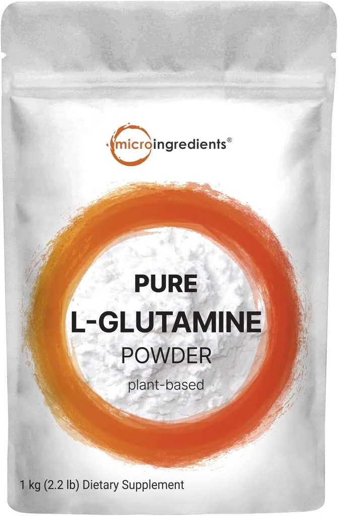 L Glutamine Powder Gut Health, 1Kg, 100% Pure, Free Form - Unflavored- Vegan Friendly, No Filler, No additives, Supports Muscle Recovery, Post Workout | Non-GMO & Gluten-Free 2