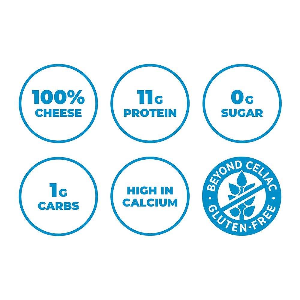 Moon Cheese Oh My Gouda Cheese Bites, 1 Ounce, 12-Pack, Crunchy, Packed With Protein & Calcium, Keto, Gluten Free 5