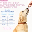 Native Pet Omega Skin and Coat Chews for Dogs - Dog Skin and Coat Supplement for Healthy, Shiny Fur, Reduce Shedding and Dry Spots - Made with Omega 3 Fish Oil and Wild-Caught Salmon Oil - 60 Chews 6