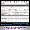 Zinc and Magnesium Supplement, Zinc Magnesium Aspartate Post Workout Gummies for Men Women, with Vitamin B6, B12, D3, Turmeric for Nighttime Recovery, Reduce Fatigue, Boost Immunity & Sleep, 60 Count 3