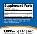 Nutricost Chromium 1000mcg, 240 Tablets - Gluten Free, Non-GMO 3