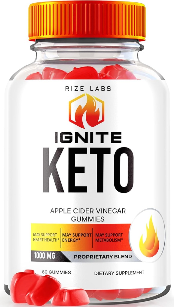 rize labs (Pack of 3 Ignite Keto ACV Gummies, for Advanced Weight Loss, Keto Ignite Supplement (180 Gummies) 2