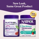 Natrol Time Release Melatonin Gummies, Sleep Support for Adults, 3 mg Melatonin Supplements for Sleep Support, 65 Strawberry-Flavored Gummies, Up to a 65 Day Supply 3