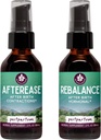 WishGarden AfterEase Postpartum Contraction Drops + ReBalance Postpartum Hormone Level Support (2-2oz Bundle) 2