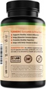 Nature's Base Turmeric and Ginger Supplement - with Curcumin, Apple Cider Vinegar & BioPerine Black Pepper Extract - 95% Curcuminoids - 120 Capsules 3