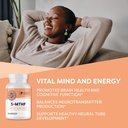 Vimergy 5-MTHF Capsules – 60 Servings (1 Capsule/Serving) 8500mcg L-Methylfolate Glucosamine and 500 mcg Vitamin B12 Supplement –Bioavailable Folate Supplement for Women and Men Vegan 5 mthf (60 ct) 3