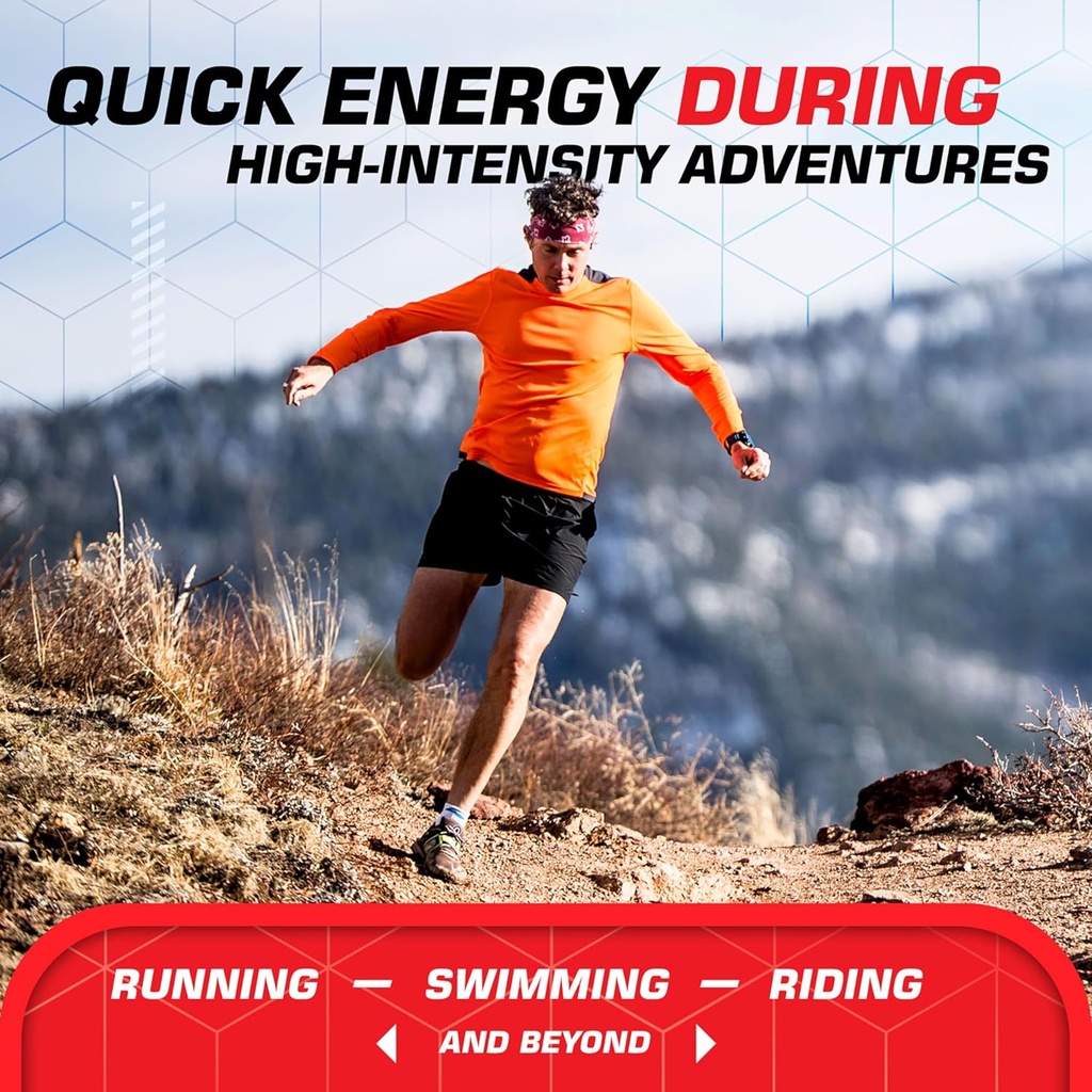 CLIF BLOKS - Mountain Berry Flavor - Energy Chews - Non-GMO - Plant Based - Fast Fuel for Cycling and Running - Quick Carbohydrates and Electrolytes - 2.12 oz. (18 Count) 5