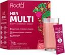 Root'd Multivitamin Powder for Women - 25 Vitamins & Minerals with 3X Electrolytes, 9 Organic Superfoods, Probiotics & Enzymes, Sugar-Free Multivitamin & Hydration | 24 Vitamin Drink Mix Packets 2