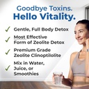 HolyLand Zeolite Cleanse - Zeolite Detox Powder (7.05oz 200 Gram) - Clinoptilolite Natural Activated - Micronized 0-25 - Full Body Detox for Women, Men - Supports Energy, Focus, Immunity, Gut Health 4