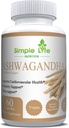 Organic Ashwagandha - Max Strength 1300MG Vegan Capsules - 100% Pure Non GMO Root Powder with Natural Black Pepper 60CT 2