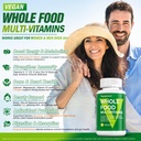Vegan Whole Food Multivitamin with Iron, Daily Multivitamin for Men and Women, Methylated Multi Vitamins, B-Complex, Fruits & Vegetables, Enzymes, Omegas, Mushroom, Non-GMO, 90 Count 4