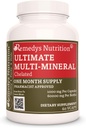 Remedy's Nutrition Ultimate Chelated Multi Mineral | 1,000mg, 60 Vegan Capsules Dietary Supplement | One Month Supply 2