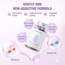 Unichi Melatonin Gummy, Scientifically Formulated with 3mg of Melatonin and 4mg of Vitamin B6 for Enhanced Sleep Quality, 0 Sugar, Gluten-Free, Non-GMO, Great-Tasting Lemon Lavender Flavour, 60 Count 6