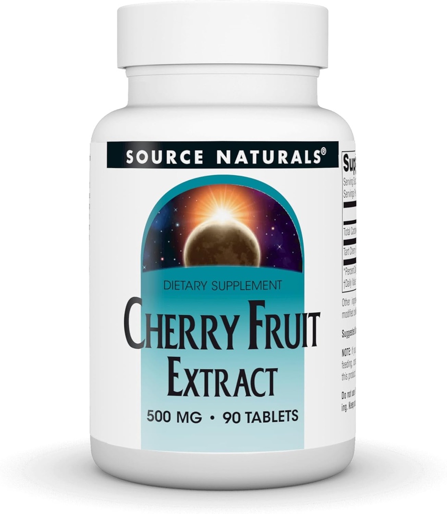 Source Naturals Cherry Fruit Extract, 500mg - 90 Tablets 2