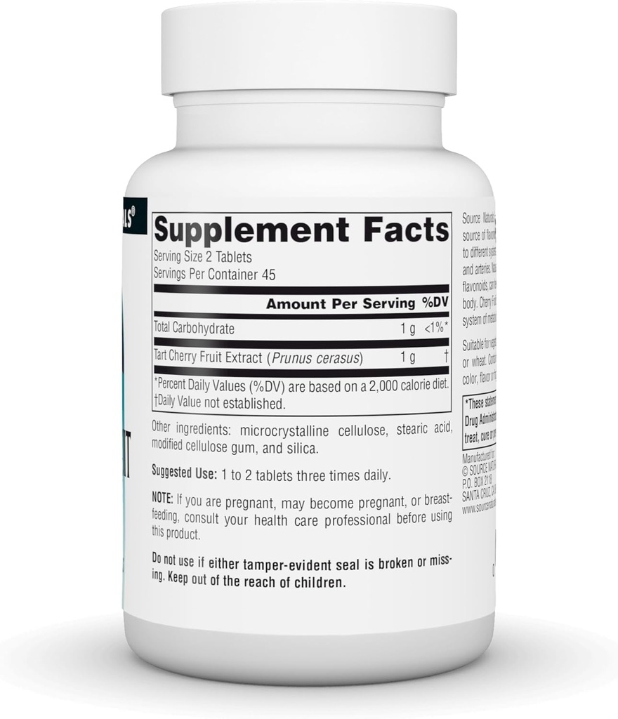 Source Naturals Cherry Fruit Extract, 500mg - 90 Tablets 4
