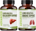 Lung Health & Immune Support Supplement - Lung Cleanse and Detox With Immunity Vitamins For Better Lungs, Immune Defense, Clear Lungs & Deep Breathing Including Quercetin & Cordyceps.Two Months Supply 2