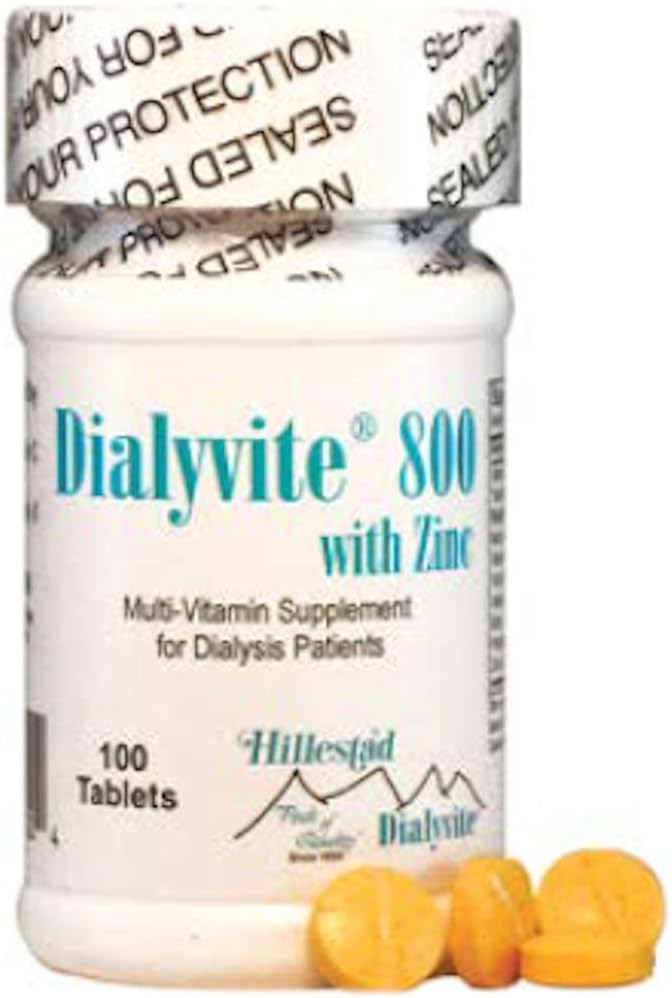 Dialyvite 800 with Zinc 50 mg - 100 Tablets 2