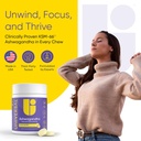 Ashwagandha KSM- 66 Chews - Daily Stress, Cognitive Function and Mood Support Chewable Supplement, Highly Bioavailable Full Spectrum KSM66 Ashwagandha Root Extract, Calm & Relaxation - Lemon, 60 Count 3