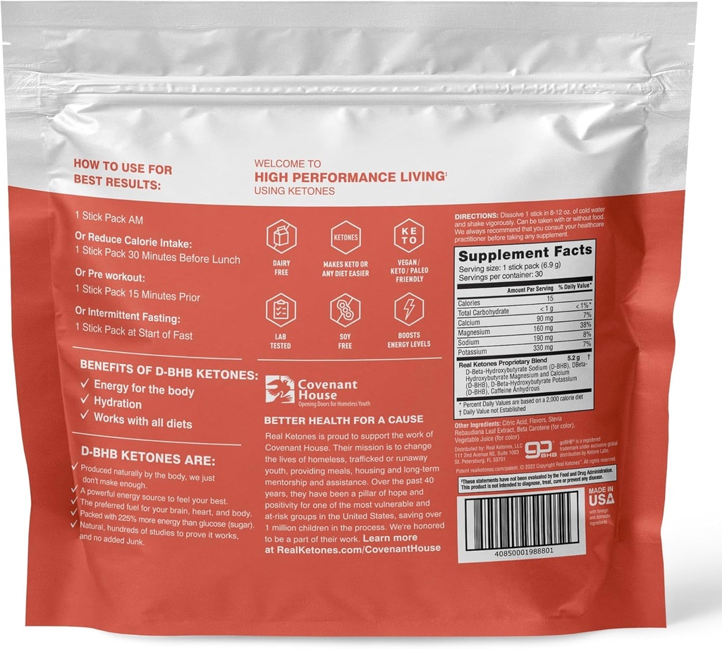 Real Ketones Intermittent Fasting Drink Mix Bundle for Weight Loss Support Caffeine Peach Shift Electrolytes & Intermittent Fasting Electrolytes for Men with BHB Exogenous Ketones (30 Count Each) 5