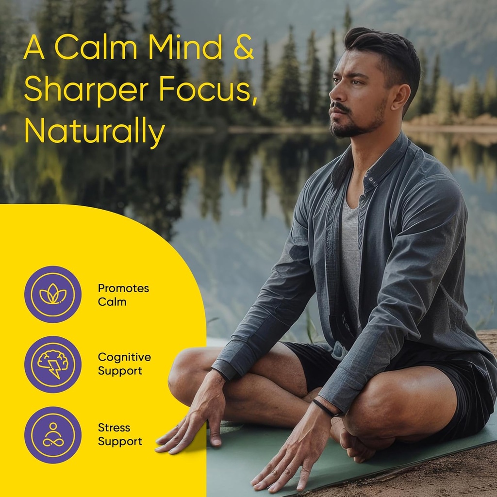 Ashwagandha KSM- 66 Chews - Daily Stress, Cognitive Function and Mood Support Chewable Supplement, Highly Bioavailable Full Spectrum KSM66 Ashwagandha Root Extract, Calm & Relaxation - Lemon, 60 Count 4