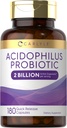 Carlyle Acidophilus Probiotic for Women & Men's Digestive Health | 2 Billion CFU | 180 Quick Release Capsules | Non-GMO & Gluten Free 2