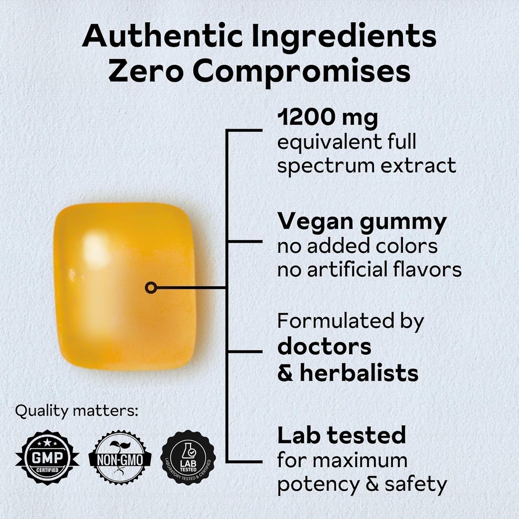 Turmeric Gummies for Women | Turmeric Supplement Gummies for Inflammation | Turmeric Gummies for Adults | Natural Curcumin, Low-Sugar, Vegan, Mandarin Orange Flavor, 45 Count 3