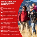 Heart Support Supplement, Promotes Cardiovascular Health, Triglyceride, Homocysteine, and CRP Levels, Natural Artery Cleanse, Made with 22 Premium Herbs & Vitamins 4