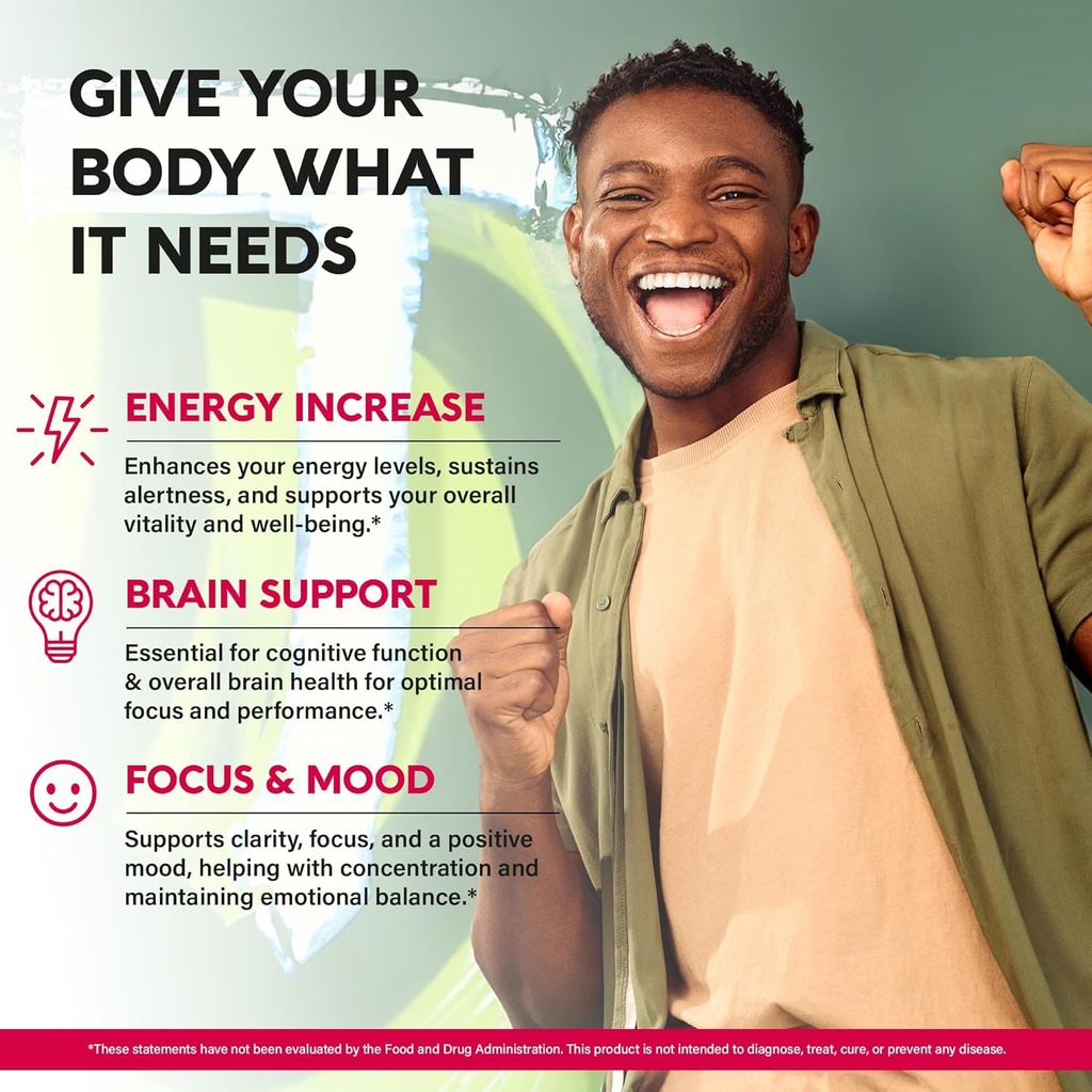 USDA Organic Vitamin B12 Sublingual Spray - 5000 mcg Liquid Vegan Methylcobalamin for Women & Men - Energy Boost, Focus & Mood, Brain Health Support - Maximize Absorption - 2 Month Supply, 2 fl oz 4