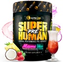 ALPHA LION Superhuman Pre Workout Powder, Beta Alanine, L-Taurine & Tri-Source Caffeine for Sustained Energy & Focus, Nitric Oxide & Citrulline for Pump (21 Servings, Miami Vice) 2