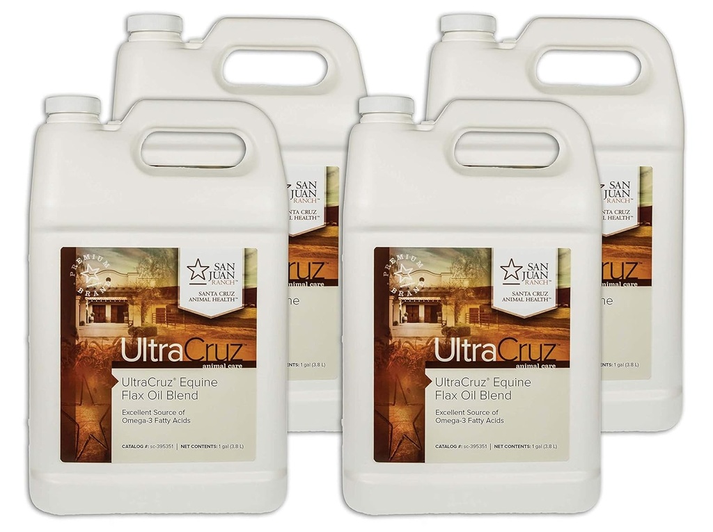 UltraCruz® Equine Flax Oil Blend, 4 x 1 Gallon 2